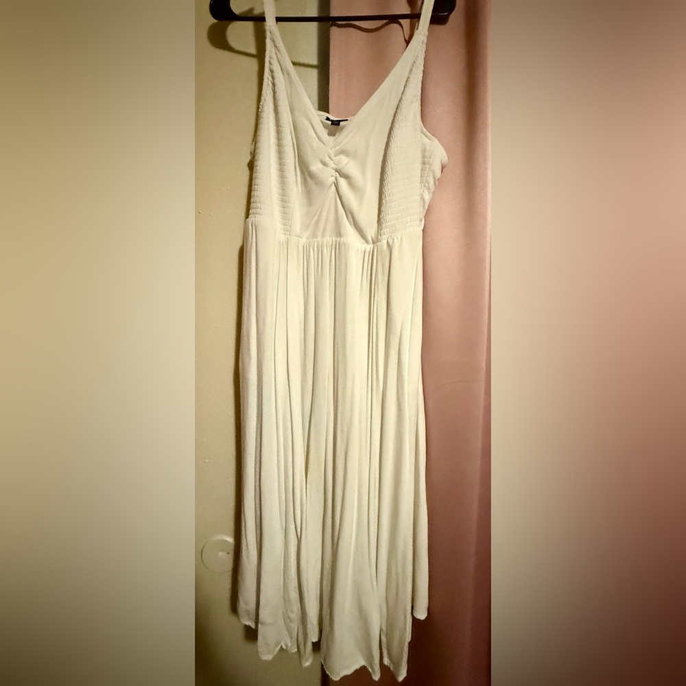 Torrid Cream Midi Dress